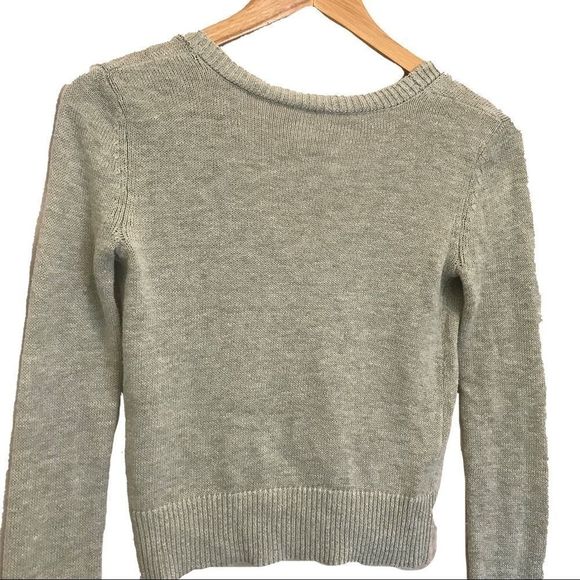 Aeropostale Grey Sweater Cardigan | Size XS - Picture 4 of 5